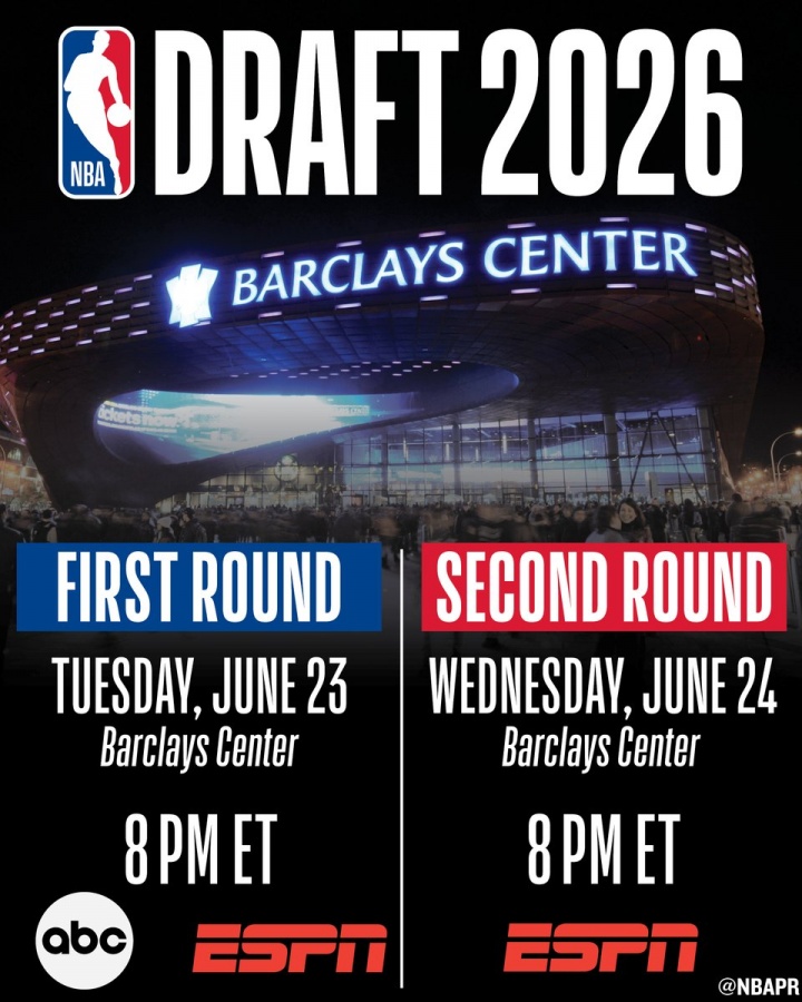 开云App-超级大年来了！26年NBA选秀大会定档：6月24日首轮 25日次轮